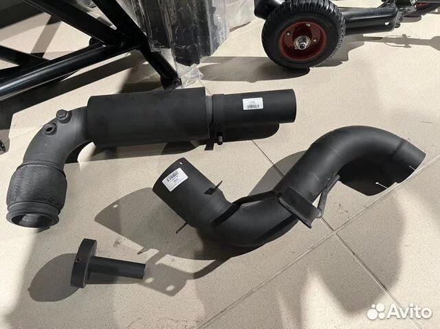 Спортивный выхлоп с флейтой redline 76мм / RL exha