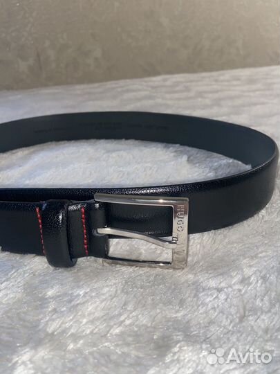 Ремни мужские (Hugo, Hugo Boss) из нат.кожи