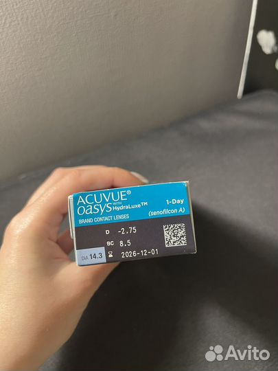 Линзы acuvue oasys 1 day -2.75 (25 из 30)