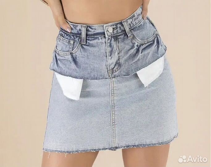 Джинсовая юбка