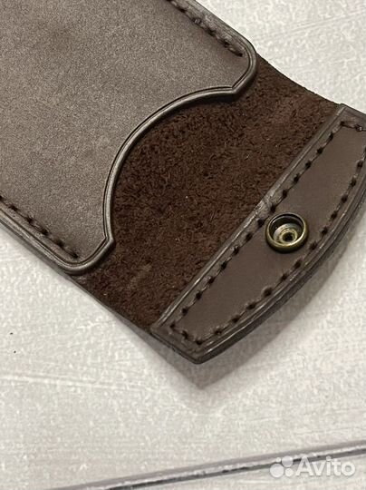 Зажим для денег натуральная кожа