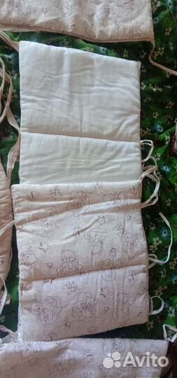 Бортики и балдахин в кроватку