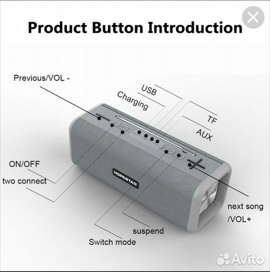 Беспроводная колонка hopestar T9