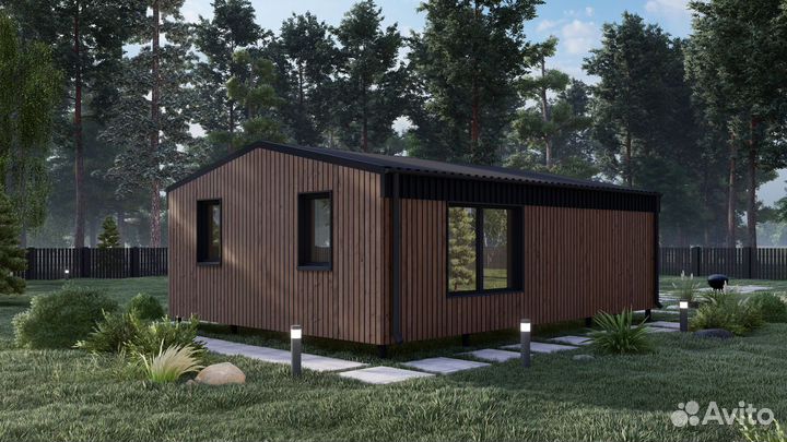 Полностью готовый модульный дом 51м2