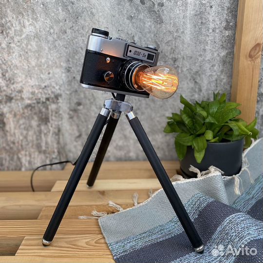 Лампа настольная, светильник лофт, ночник