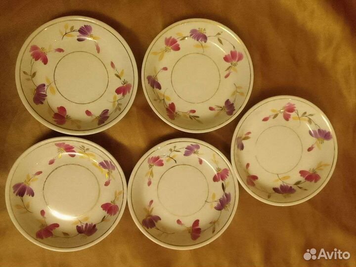 Кофейные блюдца СССР Вербилки