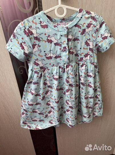 Платье боди для девочки 80