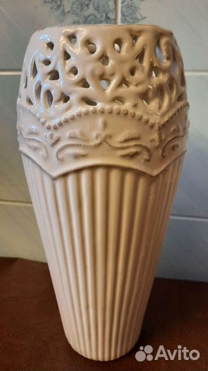 Ваза стеклянная со стразами