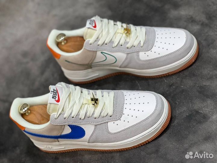 Nike air force 1 серые разм. 43