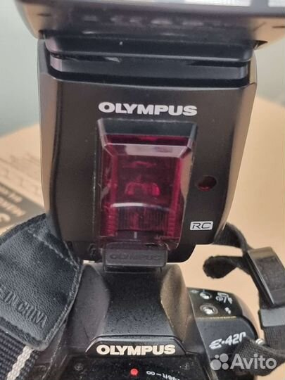 Olimpus E-420+вспышка Olimpus fl-50R+2объектива