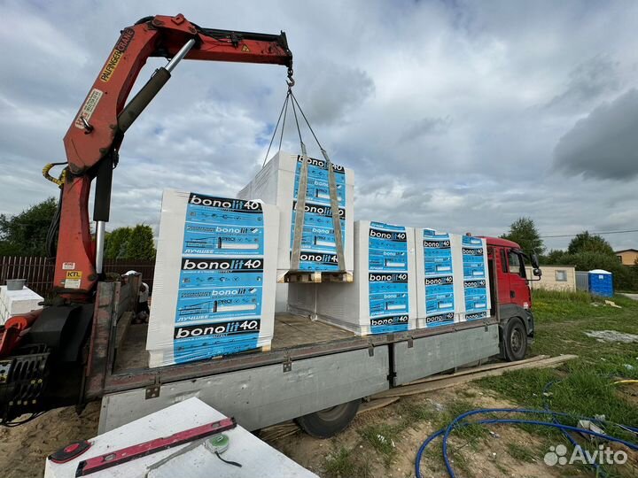 Газобетонные блоки с завода Бонолит