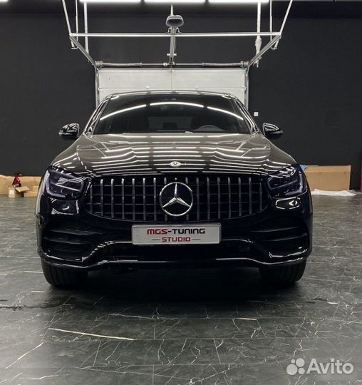 Решетка GT Style Black Mercedes GLE v167 гле 167