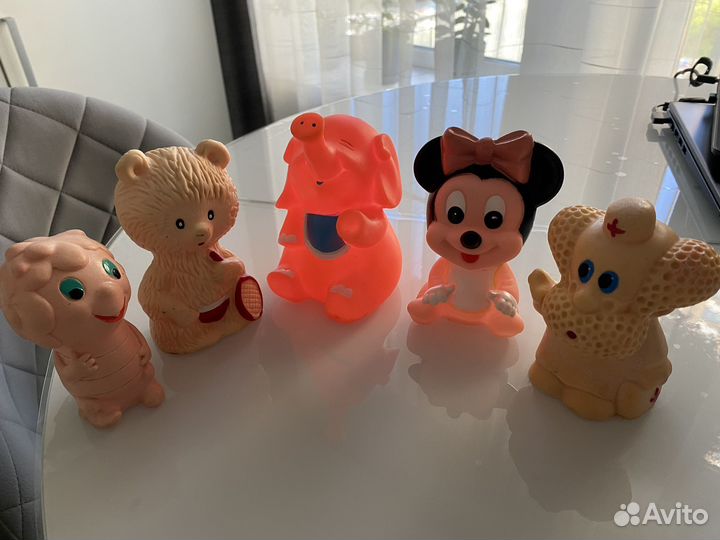 Резиновые игрушки СССР