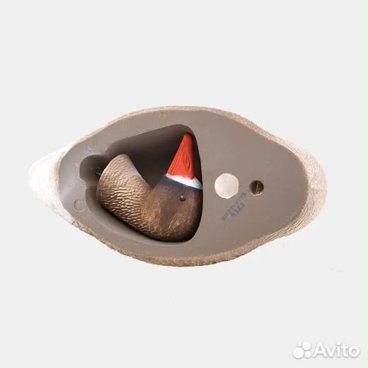 Комплект белолобый гусь рельеф 4 шт