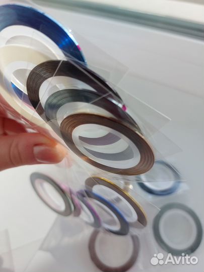 Самоклеющиеся ленты для дизайна ногтей