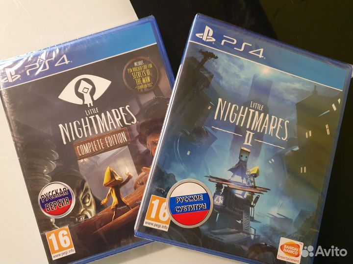 Little nightmares 1 2 ps4 (новый)