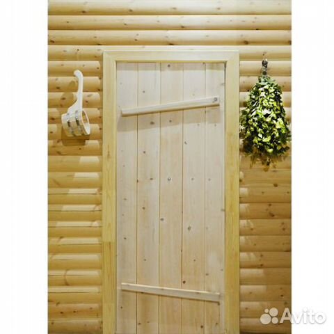 Двери деревянные банные
