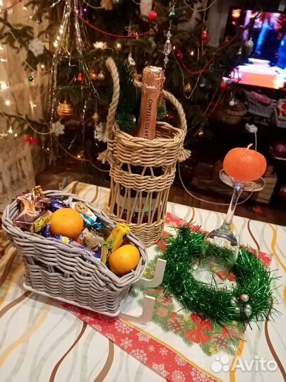 Корзина плетеная