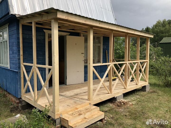 Строительство пристроек, террас веранд