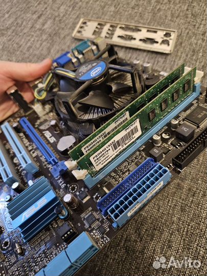 Материнская плата 1156 +ddr3 8gb