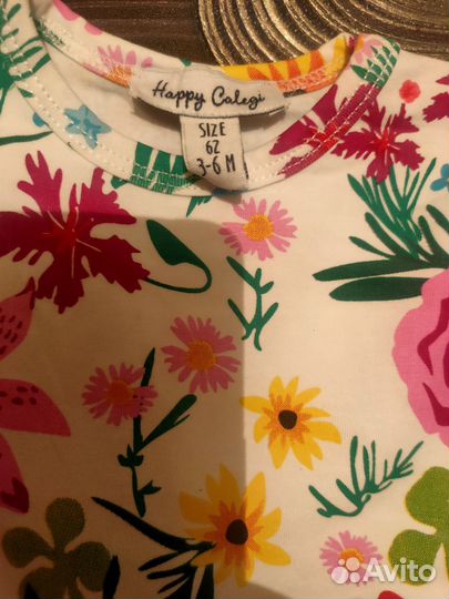 Платье на новорожденную размер 62, 3-6 мес