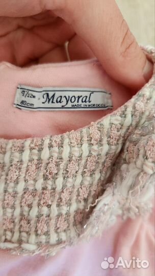 Нарядное платье 80 р. Mayoral