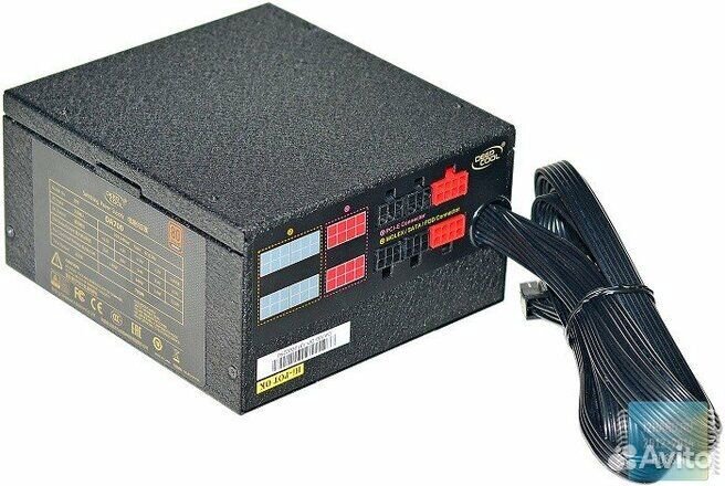 Блок питания DeepсoolDA700 80+Bronze140mm blue led