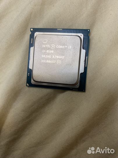 Процессор intel core i3 6100