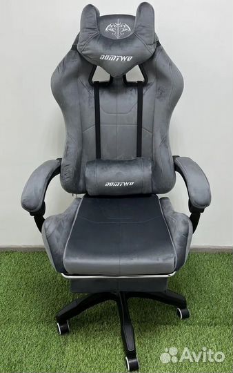 Компьютерное игровое кресло геймерское с массажем