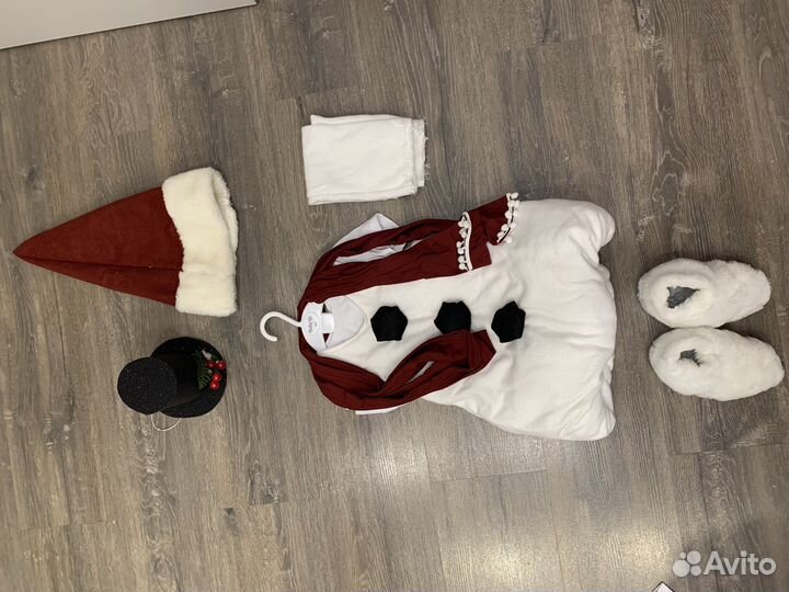 Костюм снеговика 98-104.3-4 года