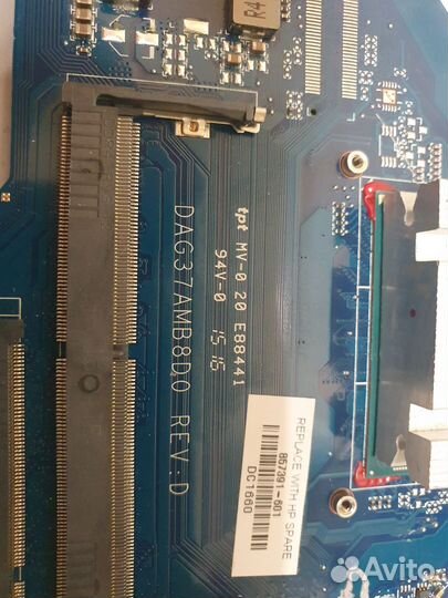 Материнская плата для ноутбука hp