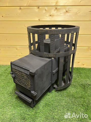 Чугунная печь для бани