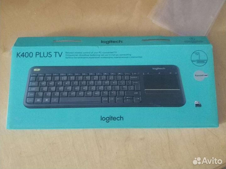Клавиатура беспроводная Logitech K400 plus