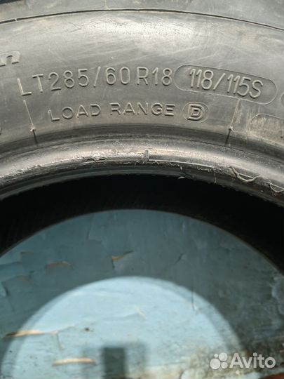 Летняя резина 285 60 r18