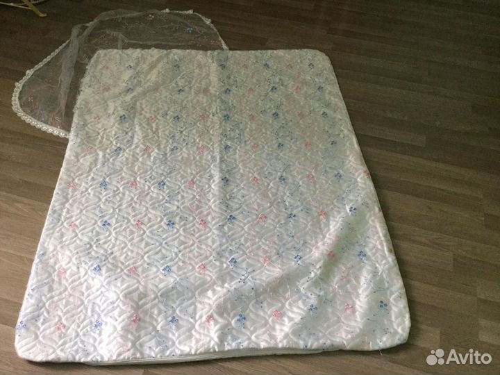 Балдахин на детскую кроватку и одеяло на выписку