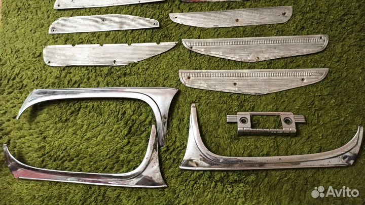 Накладки карт дверей газ 21