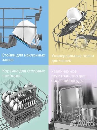 Встраиваемая посудомойка Comfee cdwi452i Wi-Fi