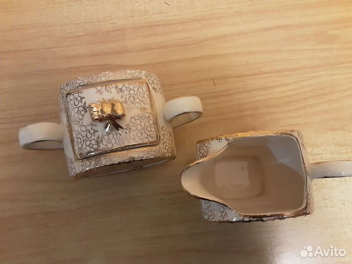 Сливочник молочник сахарница