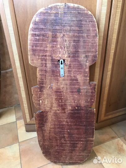 Африканская гиганская маска из красного дерева