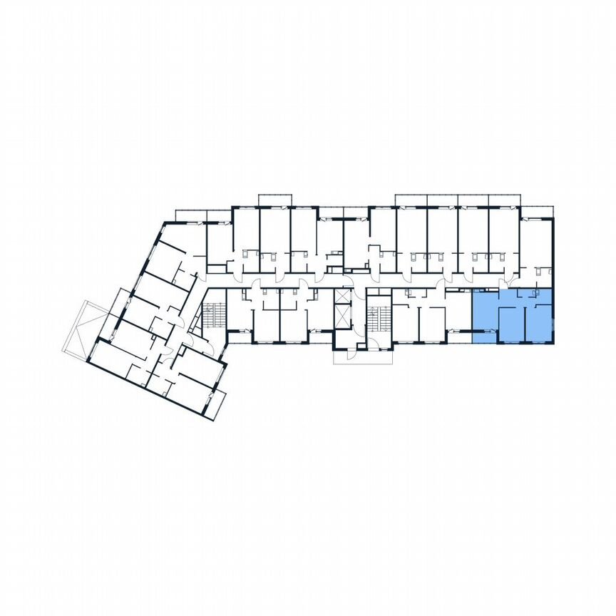 2-к. квартира, 47,5 м², 2/12 эт.