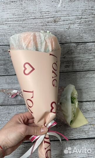 Букет из пенных роз