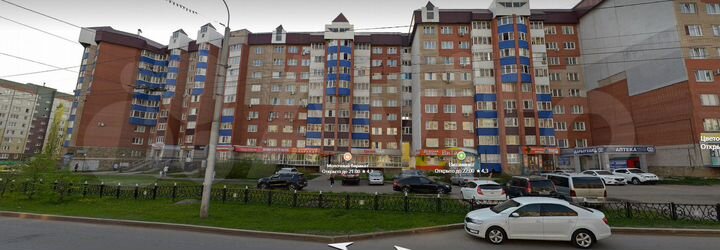 2-к. квартира, 55,2 м², 6/9 эт.