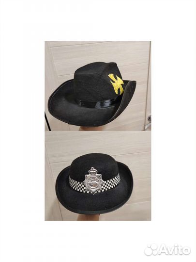 Шляпа фетровая черная