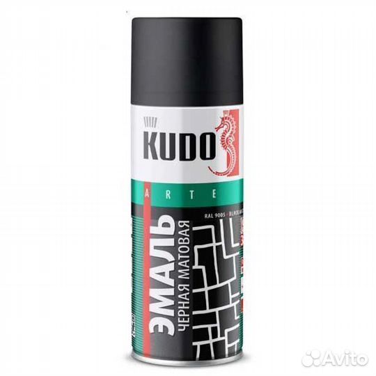 Эмаль-аэрозоль черная матов