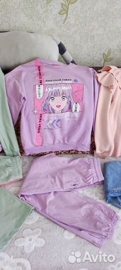 Большой пакет одежды для девочки 146 152