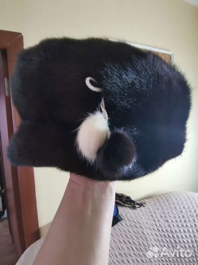 Берет женский норковый