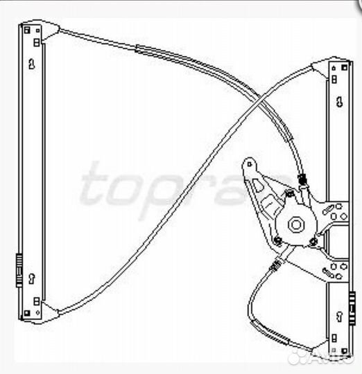 Стеклоподъемник передний лев Hans Pries 110451755