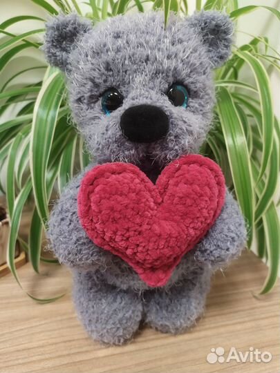 Вязаный Мишка Тедди ручная работа