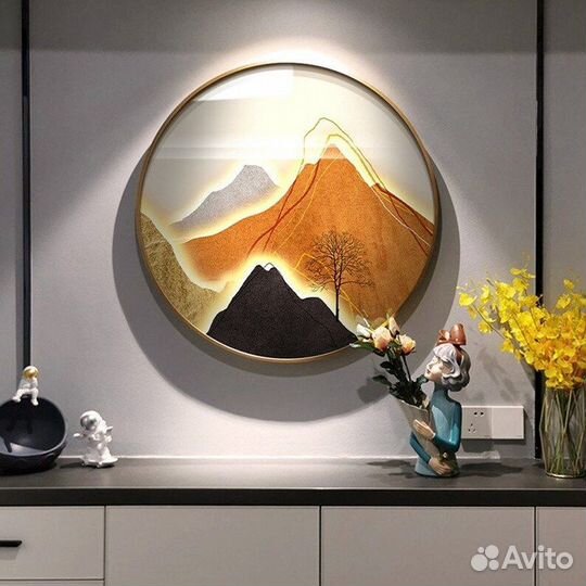 Картины маслом Абстракция горы Домашний декор