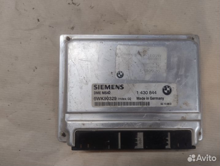 Блок управления двигателем бмв Е46 м52 ту